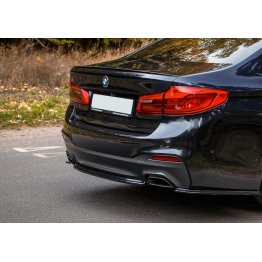 Накладка сплиттер на задний бампер на BMW 5 G30 / G31 M-Pack